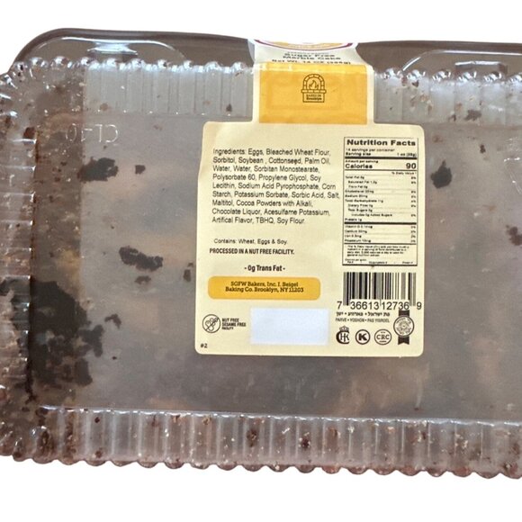 Beigels Sugar Free Marble Cake 14 Oz In Plastic Container - Picture 3 of 3